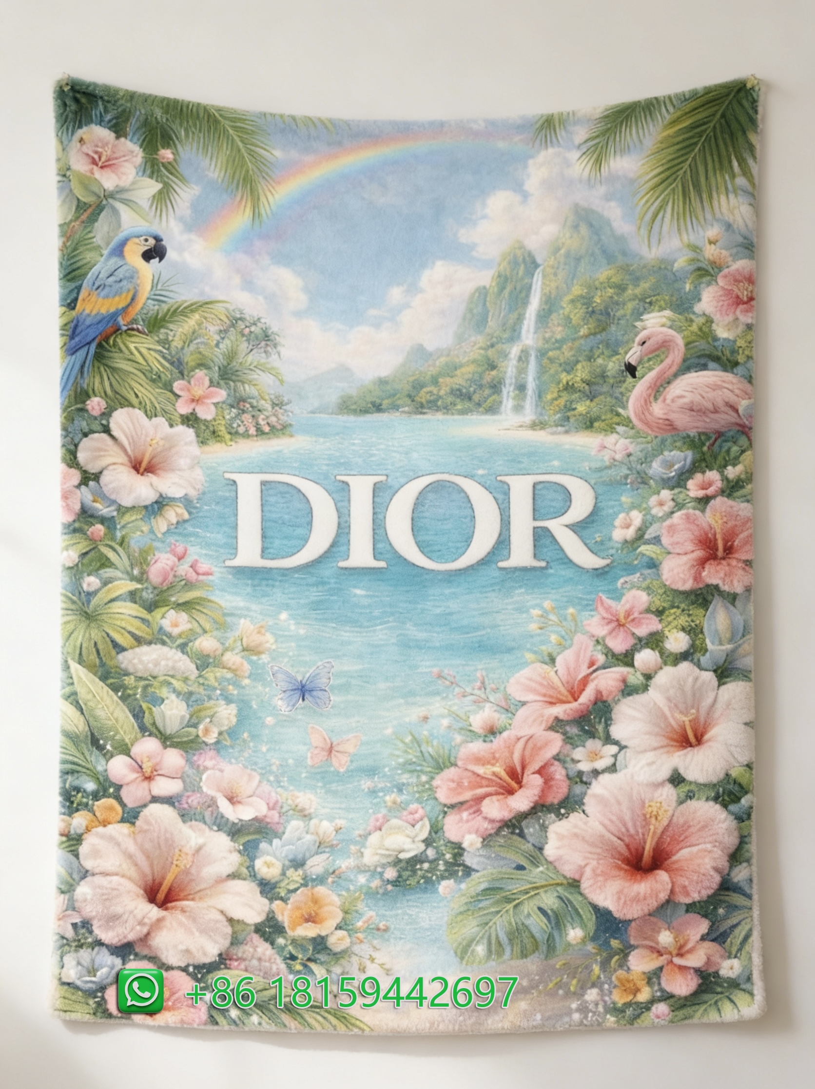 Dior Throw Blankets